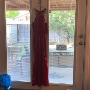 Long Red Dress
